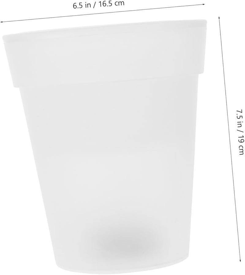 Solar Powered LED Flowerpot Light Outdoor Garden Landscape Lamp Warm White Glow - Image 4